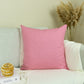 Natural Linen Pink Pillow Cover, Pink Pillowcase, Pink Cushion Cover (All Sizes)