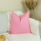 Natural Linen Pink Pillow Cover, Pink Pillowcase, Pink Cushion Cover (All Sizes)