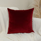 Wine Red Velvet Cushion Cover, Velvet Burgundy Pillow Cover for Christmas Decor, (All Sizes)