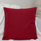 Cotton Linen Wine Red Cushion Covers