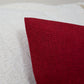 Cotton Linen Wine Red Cushion Covers