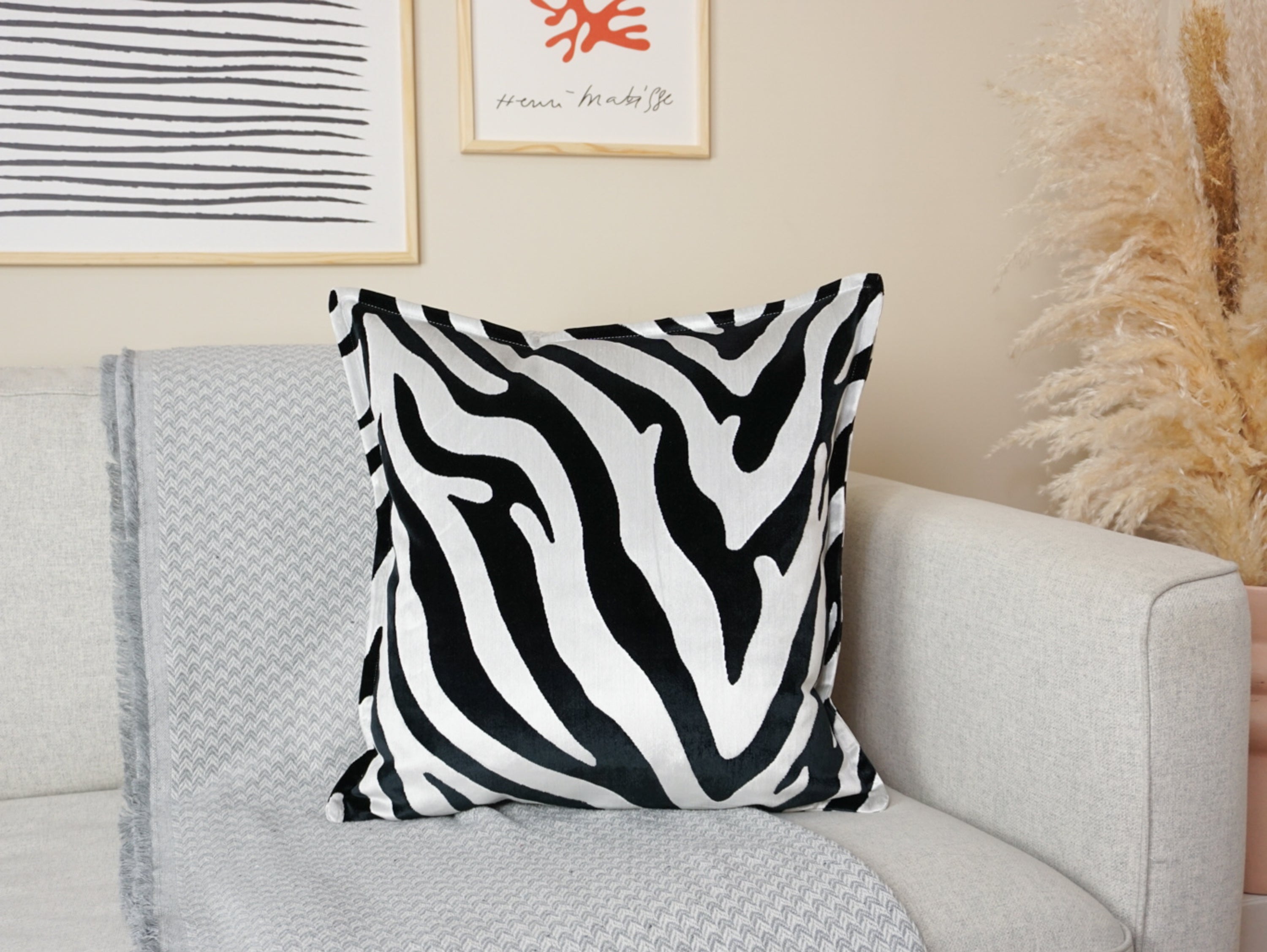 Black white pillow covers best sale