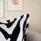 Velvet Zebra Cushion Cover Scatter Velvet Throw Pillow for Home Decor Black and White Cushion Pillow Covers (All Sizes)