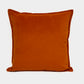 Luxury Velvet Orange Pillow Cover, Burnt Orange Velvet Cushion Cover