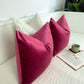 Luxury Velvet Fuchsia Pillow Cover, Fuchsia Velvet Cushion Cover, Boudoir Velvet Pillow (All Sizes)