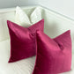 Luxury Velvet Fuchsia Pillow Cover, Fuchsia Velvet Cushion Cover, Boudoir Velvet Pillow (All Sizes)