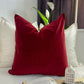 Velvet Burgundy Cushion Cover Scatter Wine Red Cushion Cover Home Decor Burgundy Throw Pillow Covers (All Sizes)