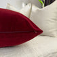 Velvet Burgundy Cushion Cover Scatter Wine Red Cushion Cover Home Decor Burgundy Throw Pillow Covers (All Sizes)