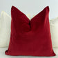 Velvet Burgundy Cushion Cover Scatter Wine Red Cushion Cover Home Decor Burgundy Throw Pillow Covers (All Sizes)