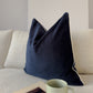 Custom Link for Navy Blue Velvet Cushion with piping