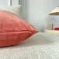 Velvet Powder Pink Cushion Cover Scatter Salmon Pink Cushion Cover (All Sizes)