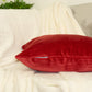 Luxury Cord Red Velvet Cushion Cover Decorative Red throw Pillow Cover 43x43cm