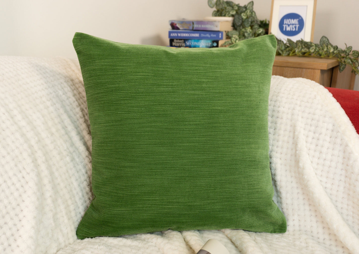 Luxury Cord Velvet Apple Green Cushion Cover Decorative Cord Apple Green Throw Pillow Covers (All Sizes)