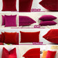 Plush Velvet Pillow Covers, Double Color Velvet Cushion - Pillow Cover (Personalised Color Pillow)