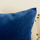 Luxury Cord Velvet Dark Blue Scatter Cushion Cover Velvet Navy Blue Throw Pillow Cover (All Sizes)