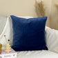 Luxury Cord Velvet Dark Blue Scatter Cushion Cover Velvet Navy Blue Throw Pillow Cover (All Sizes)