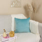 mint blue cushion