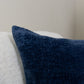 Super Soft Teddy Boucle Dark Blue Scatter Cushion Navy Blue Pillow Cover Decorative Sofa Bed Pillow-Cushion Covers (Any Custom Size)