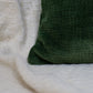 Super Soft Teddy Boucle Dark Green Cushion Cover Scatter Green Home Decor Green Teddy Throw Pillow Covers (All Sizes))