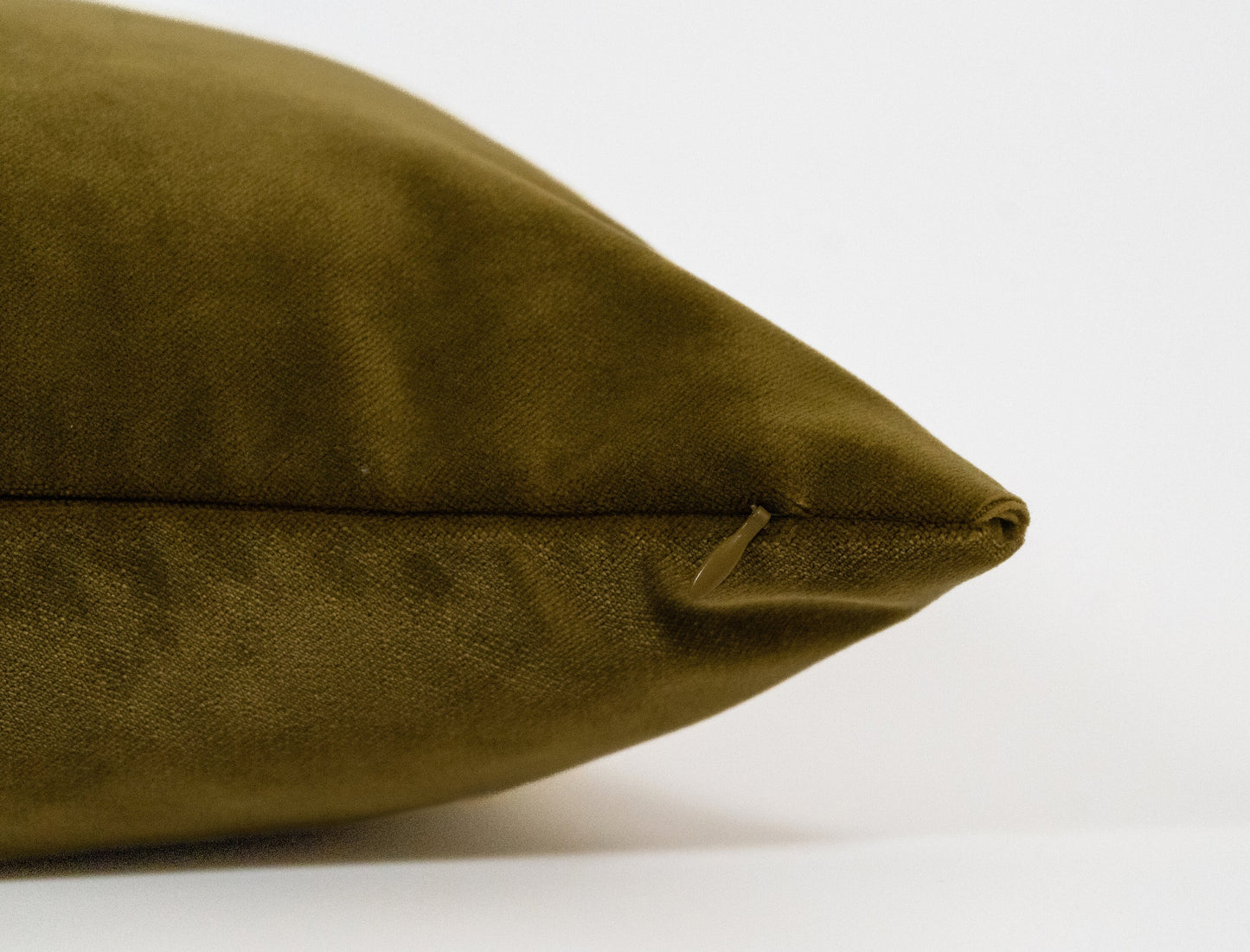 Velvet Khaki Cushion Cover Army Green Scatter Cushion Cover, Khaki Pillow Cover (All Sizes)