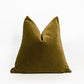 Dark Olive Cushion-Pillow Cover