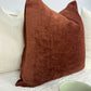 Fluffy Teddy Boucle Terracotta Scatter Cushion Cover Rust Cushion Cover Terracotta Throw Pillow for Home Decor Cushion Covers (All Sizes)