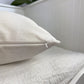 Crushed Velvet Off White Cushion Cover Scatter Decorative Cushion Cover White Throw Pillow Covers (All Sizes)