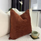 Fluffy Teddy Boucle Terracotta Scatter Cushion Cover Rust Cushion Cover Terracotta Throw Pillow for Home Decor Cushion Covers (All Sizes)