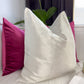 Crushed Velvet Off White Cushion Cover Scatter Decorative Cushion Cover White Throw Pillow Covers (All Sizes)