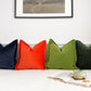 Luxury Velvet Dark Green Cushion Cover Oxford Style Emerald Green Pillow Cover Modern Home Decor