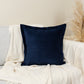 Dark Blue Flanged PillowOxford cushion