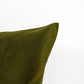 Velvet Dark Olive Green Pillow Cover, Moss Green Pillow-Cushion Covers, (Any Custom Size)