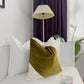 Velvet Colorblock Pillow Cushion