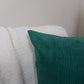 Cord Velvet Emerald Green Scatter Cushion Cover Striped Green Cushion Cover (All Sizes)