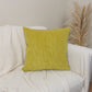 Soft Cord Velvet Lemon Yellow Scatter Cushin Cover Gold Throw Pillow Cover for Home Decor (All Sizes)