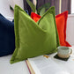 Apple Green Velvet Pillow Cushion