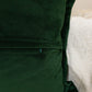 Luxury Velvet Dark Green Cushion Cover Oxford Style Emerald Green Pillow Cover Modern Home Decor