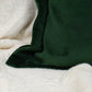 Luxury Velvet Dark Green Cushion Cover Oxford Style Emerald Green Pillow Cover Modern Home Decor