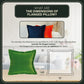 Luxury Velvet Dark Green Cushion Cover Oxford Style Emerald Green Pillow Cover Modern Home Decor