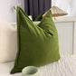 Cozy Linen Moss Green Scatter Cushion Cover Moss Green Throw Pillow Cover Lumbar Linen Cushion (Any Custom Size)