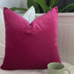 Luxury Velvet Fuchsia Pillow Cover, Fuchsia Velvet Cushion Cover, Boudoir Velvet Pillow (All Sizes)