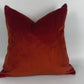 Luxury Cord Velvet Terracotta Cushion Cover, Burgundy Corduroy Pillow Cover, Burnt Orange Pillow Cover (All Sizes)