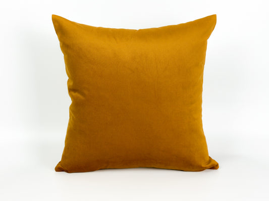 Luxury Velvet Mustard Cushion Cover I Mustard Velvet Pillow Cover l Throw Pillow cover l Square Cushion l Home Sofa Decor 43x43cm