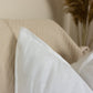 Natural Cotton Linen White Cushion Cover, White Linen Throw Pillow Cover(All Sizes)