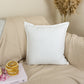 Natural Cotton Linen White Cushion Cover, White Linen Throw Pillow Cover(All Sizes)