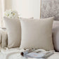 Luxury  Velvet Cream Cushion Cover, Beige Velvet Pillow cover, (All Sizes)