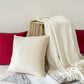 Luxury  Velvet Cream Cushion Cover, Beige Velvet Pillow cover, (All Sizes)