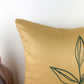 Gold Cushion Cover I Olive Branch Pillowcase I Throw Pillow for Sofa Decor, Livingroom