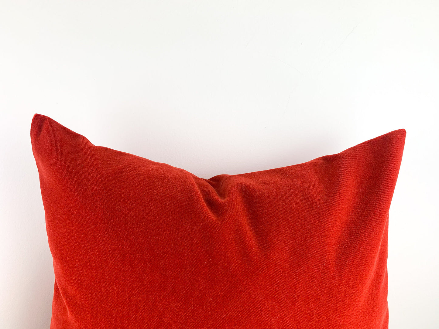 Velvet Pepper Red Cushion Cover, for Home Christmas Decor, Pillow Cover 45x45cm