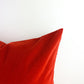 Velvet Pepper Red Cushion Cover, for Home Christmas Decor, Pillow Cover 45x45cm